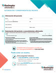 Preview of patient authorization form - Spanish
