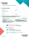 Preview of patient authorization form