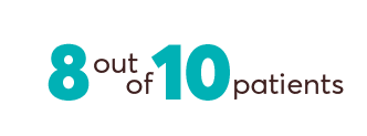 8 out of 10 patients prefer the Sensoready Pen attributes based on a survey. ~9 out of 10 patients found the KESIMPTA Pen easy and simple to use