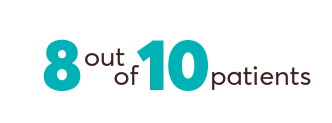 8 out of 10 patients prefer the Sensoready Pen attributes based on a survey. ~9 out of 10 patients found the KESIMPTA Pen easy and simple to use