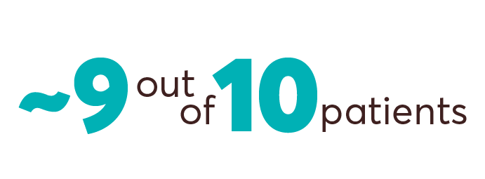 8 out of 10 patients prefer the Sensoready Pen attributes based on a survey. ~9 out of 10 patients found the KESIMPTA Pen easy and simple to use