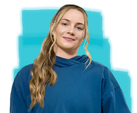 “I wanted to start a treatment with powerful efficacy—and dosing that would allow me to continue my full-time coaching career. I love that I can take KESIMPTA whether I’m on the road or relaxing at home.” – CAYLEE R. [25] years old. Volleyball Coach, Outdoor Enthusiast. Started KESIMPTA first line in 2022